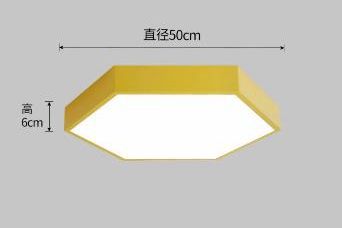 北欧客厅灯简约现代LED卧室灯家用马卡龙儿童房吸顶灯餐书房灯具